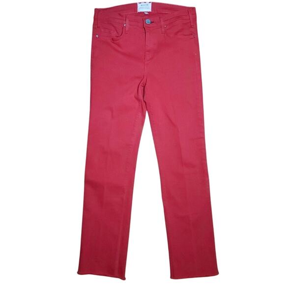 McGuire Majorelle Flare Jeans Women's sz. 28 Bourdin Wash Nautical‎ Red 90s Y2K - Picture 1 of 5